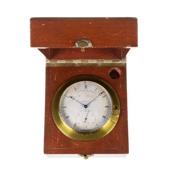 French refined Louis Berthoud marine deck chronometer Circa 1840