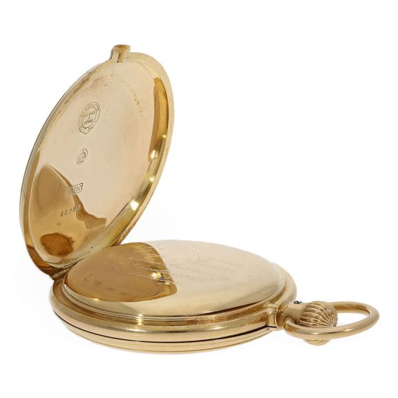 18 Carat gold German historic “Siegfried Popper” watch Circa 1894 18 Carat gold German historic “Siegfried Popper” watch Circa 1894