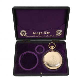 18 Carat gold German historic “Siegfried Popper” watch Circa 1894