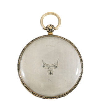 French 18 carat gold and enamel Lépine pocket watch Circa 1820