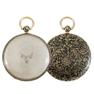 French 18 carat gold and enamel Lépine pocket watch Circa 1820
