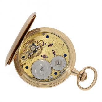 14 Carat gold German pocket watch best movement quality 1A Circa 1920