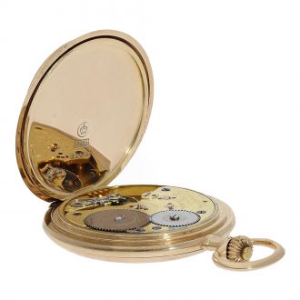 14 Carat gold German pocket watch best movement quality 1A Circa 1920