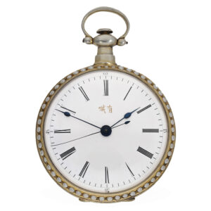 Swiss silver gilt and enamelled watches for the Chinese market Circa 1880