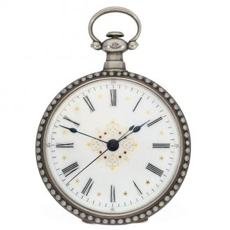 Swiss silver gilt and enamelled watches for the Chinese market Circa 1880