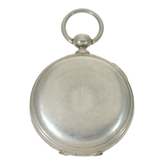 French silver rare deck chronometer in sales box Circa 1865 French silver rare deck chronometer in sales box Circa 1865