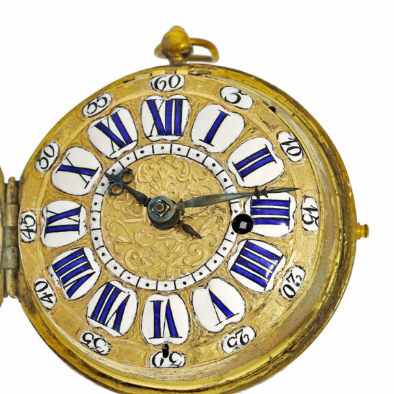 French decorative silver Oignon pocket watch Circa 1691-1729 French decorative silver Oignon pocket watch Circa 1691-1729