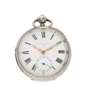 French high quality silver English construction pocket chronometer Circa 1879