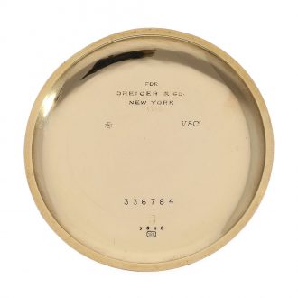 Swiss 18 carat gold Art Déco chronograph rattrapante Circa 1930