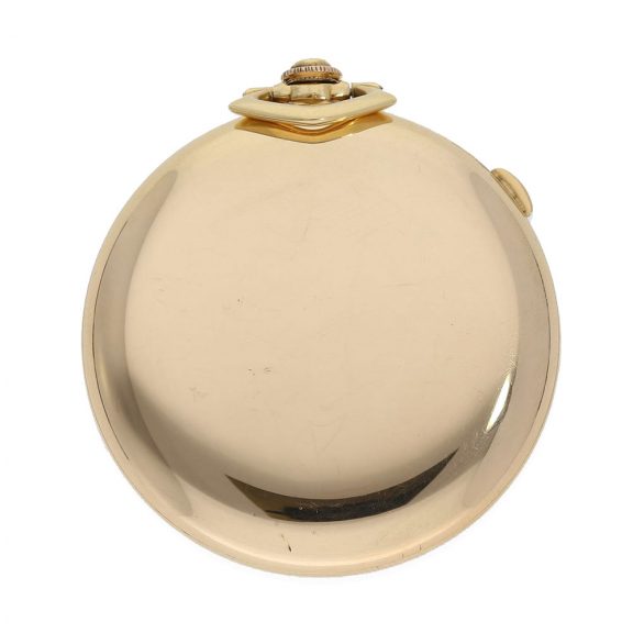 Swiss 18 carat gold Art Déco chronograph rattrapante Circa 1930 Swiss 18 carat gold Art Déco chronograph rattrapante Circa 1930