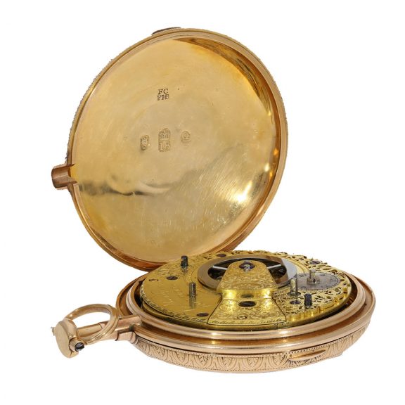 English 18 carat gold precision watch with duplex escapement Circa 1811 English 18 carat gold precision watch with duplex escapement Circa 1811