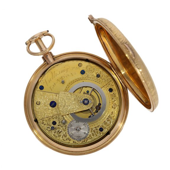 English 18 carat gold precision watch with duplex escapement Circa 1811 English 18 carat gold precision watch with duplex escapement Circa 1811