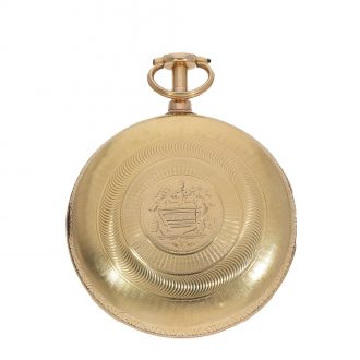 English 18 carat gold precision watch with duplex escapement Circa 1811