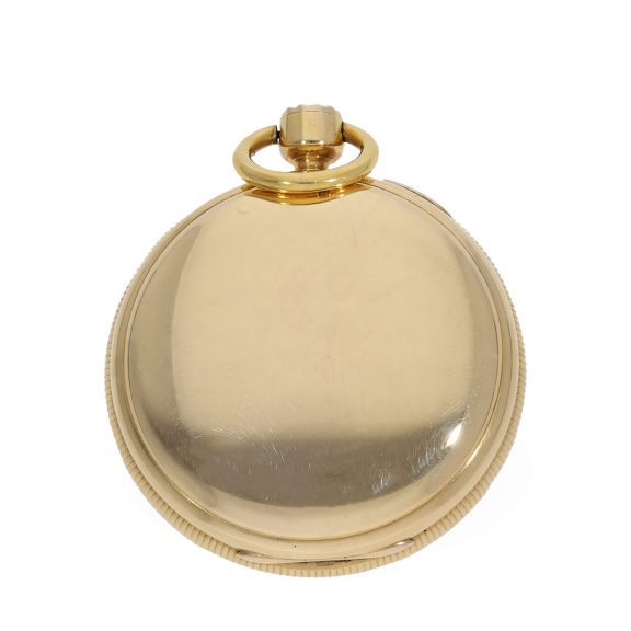 Early English technically interesting gold alarm watch Circa 1817 Early English technically interesting gold alarm watch Circa 1817
