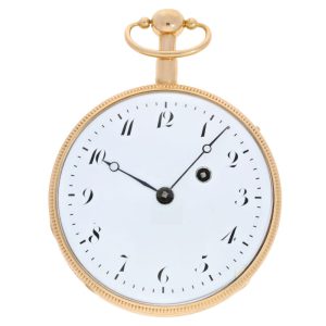 Rare French pink gold minute repeating watch Circa 1815