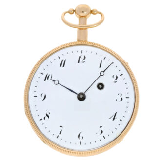 Rare French pink gold minute repeating watch Circa 1815