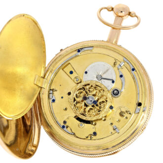 Rare French pink gold minute repeating watch Circa 1815