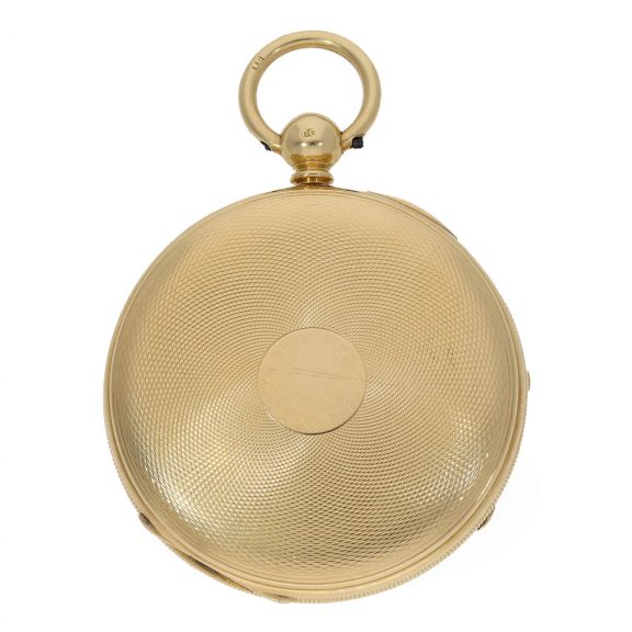 Fine English 18 carat gold open faced chronometer Circa 1874 Fine English 18 carat gold open faced chronometer Circa 1874