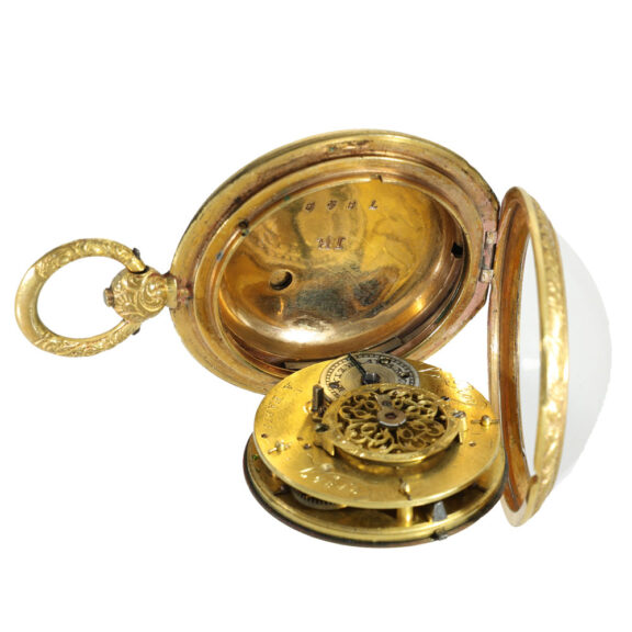 French leton verge watch for the Ottoman market Circa 1800 French leton verge watch for the Ottoman market Circa 1800