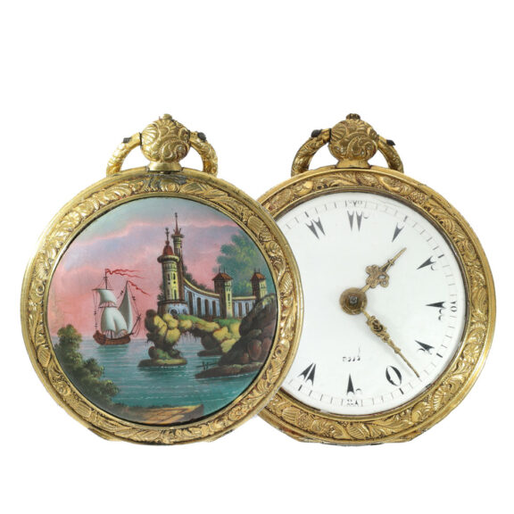 French leton verge watch for the Ottoman market Circa 1800 French leton verge watch for the Ottoman market Circa 1800