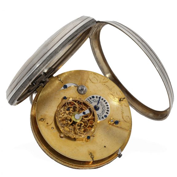 Swiss extremely rare silver bras en l'air automaton Circa 1800 Swiss extremely rare silver bras en l'air automaton Circa 1800