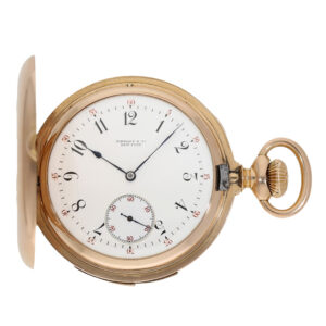 Swiss 18 carat gold five minute repeating lever watch Circa 1890