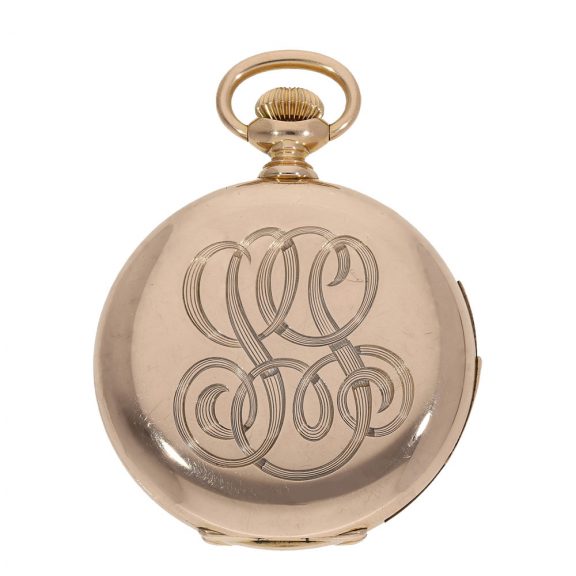 Swiss 18 carat gold five minute repeating lever watch Circa 1890 Swiss 18 carat gold five minute repeating lever watch Circa 1890