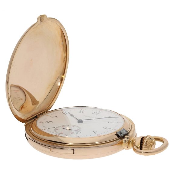 Swiss 18 carat gold five minute repeating lever watch Circa 1890 Swiss 18 carat gold five minute repeating lever watch Circa 1890