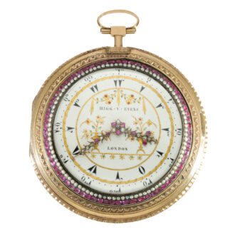English 22 carat gold and enamel watch for the Ottoman market Circa 1780