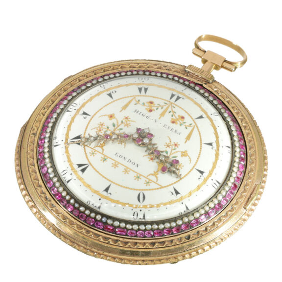 English 22 carat gold and enamel watch for the Ottoman market Circa 1780 English 22 carat gold and enamel watch for the Ottoman market Circa 1780