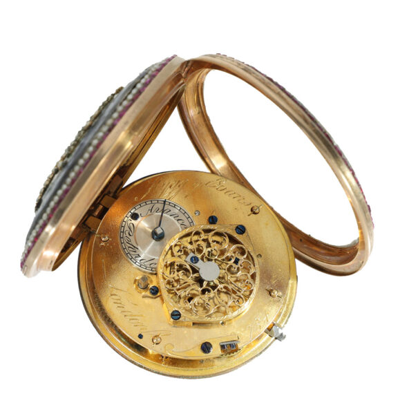 English 22 carat gold and enamel watch for the Ottoman market Circa 1780 English 22 carat gold and enamel watch for the Ottoman market Circa 1780