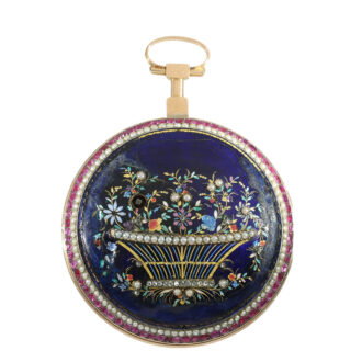 English 22 carat gold and enamel watch for the Ottoman market Circa 1780
