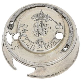 English pair cased repoussé verge repeating watch Circa 1710