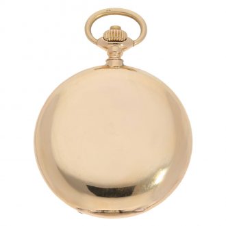 German very fine 18 Carat gold full hunter cased watch Circa 1903