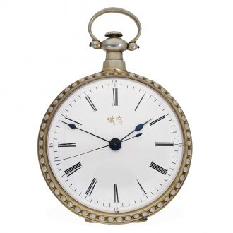 Swiss pair of enamelled watches for the Chinese market Circa 1880