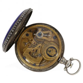 Swiss pair of enamelled watches for the Chinese market Circa 1880