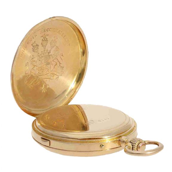 French 18 carat gold lever watch with seconde morte Circa 1900 French 18 carat gold lever watch with seconde morte Circa 1900