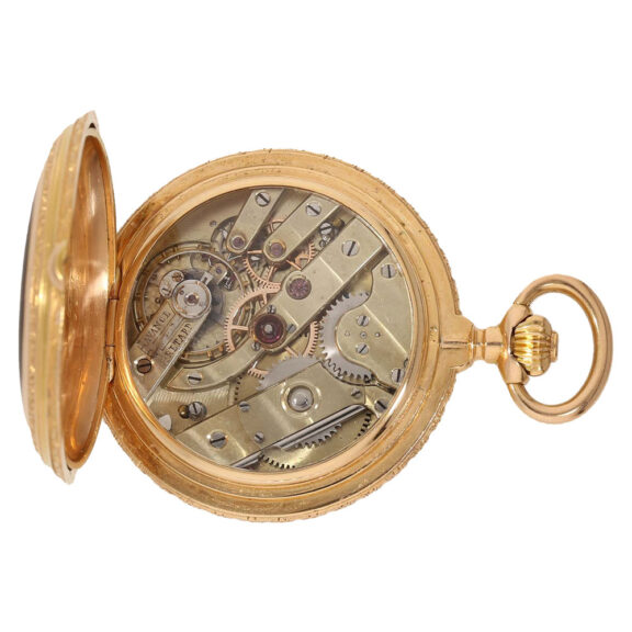 Swiss 18 carat gold very fine neo Renaissance watch Circa 1880 Swiss 18 carat gold very fine neo Renaissance watch Circa 1880