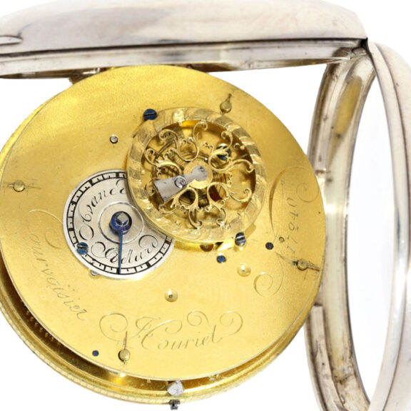 Technical rarity, Swiss silver open face pocket watch Circa 1793 Technical rarity, Swiss silver open face pocket watch Circa 1793
