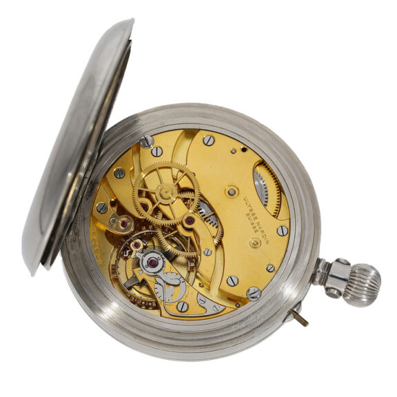 Ulysse Nardin's expertise shines through in the design of the anchor chronometer escapement Ulysse Nardin's expertise shines through in the design of the anchor chronometer escapement