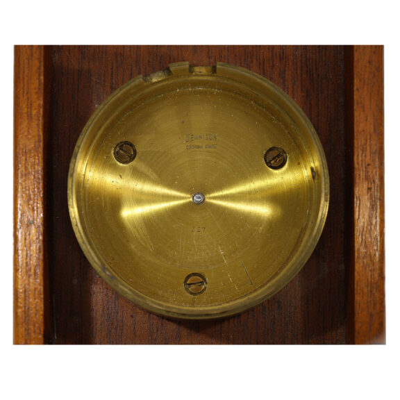 This Ulysse Nardin observation chronometer is accompanied by a wooden box, which features a screwed brass housing This Ulysse Nardin observation chronometer is accompanied by a wooden box, which features a screwed brass housing