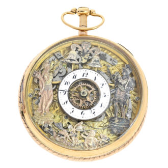 Swiss gold skeletonized repeater watch Circa 1820