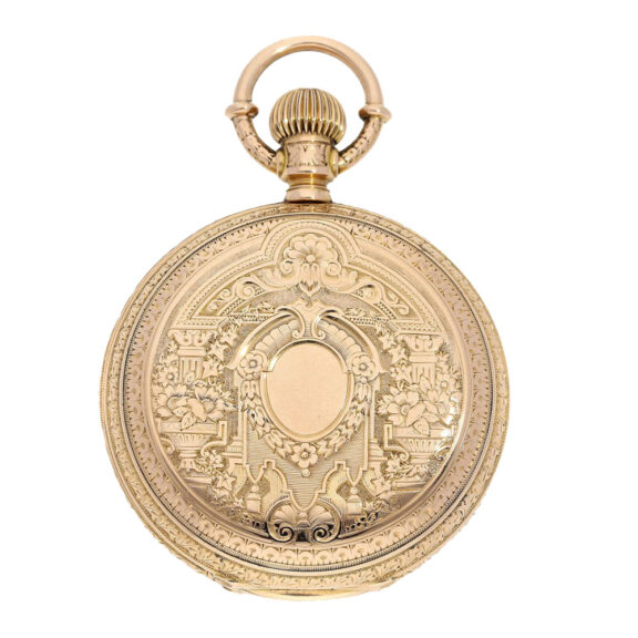 Swiss unique gold chronometer with splendour case Circa 1870 Swiss unique gold chronometer with splendour case Circa 1870