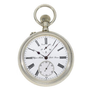 Swiss rare chronometer with power reserve indicator Circa 1915