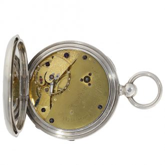 English silver detent chronometer of fine quality Circa 1899