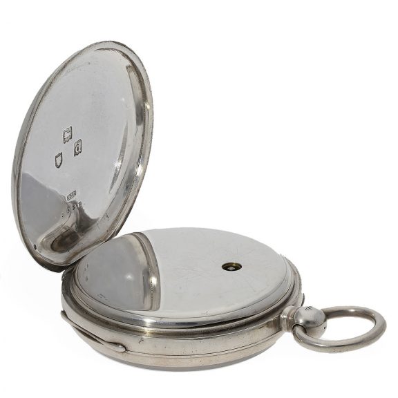 English silver detent chronometer of fine quality Circa 1899 English silver detent chronometer of fine quality Circa 1899
