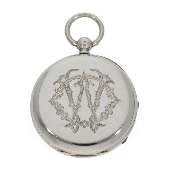 English silver detent chronometer of fine quality Circa 1899 English silver detent chronometer of fine quality Circa 1899