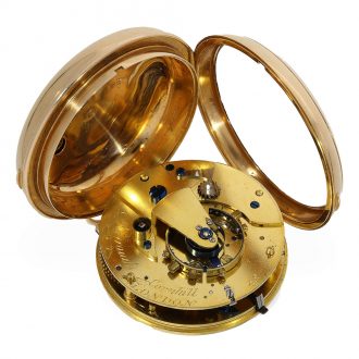 English gold chronometer in Earnshaw's manner Circa 1810