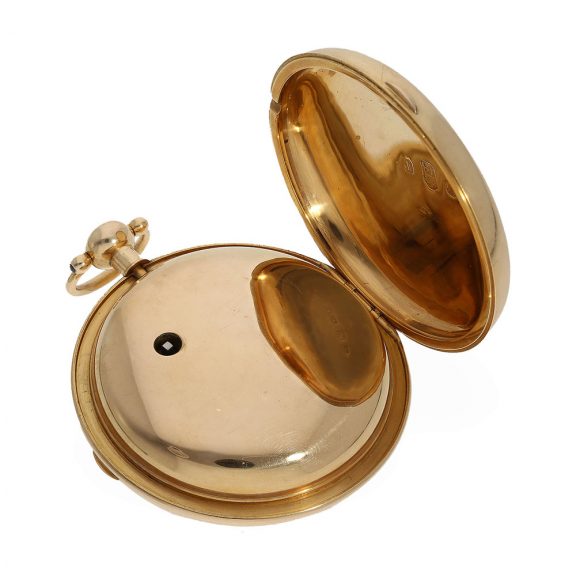 English gold chronometer in Earnshaw's manner Circa 1810 English gold chronometer in Earnshaw's manner Circa 1810