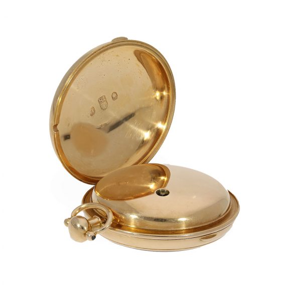 English gold chronometer in Earnshaw's manner Circa 1810 English gold chronometer in Earnshaw's manner Circa 1810